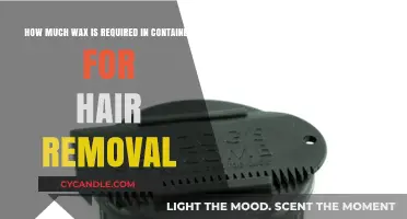 Perfect Wax Quantity for Hair Removal: Container Filling Guide
