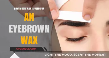 The Surprising Amount of Wax Used in Eyebrow Waxing: A Complete Guide
