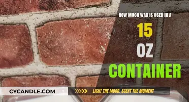 Exploring the Wax Content in a 15-Ounce Container: A Comprehensive Guide