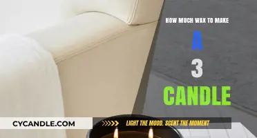 Calculating Wax Quantity for Crafting Three Perfect Candles
