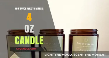 Perfect Wax Amount for Crafting a 4 oz Candle at Home