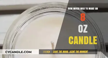 Perfect Pour: Wax Quantity for Crafting an 8 oz Candle