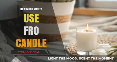 Perfect Pour: Mastering the Right Wax Amount for Candle Making