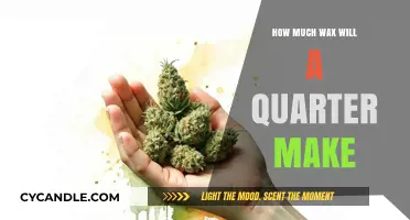 How Much Wax Can You Make with a Quarter?