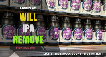 IPA's Power: How Much Wax Can It Effectively Remove?