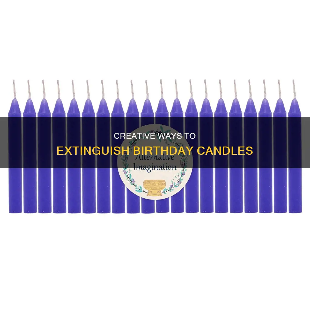 how not to blow out birthday candles card