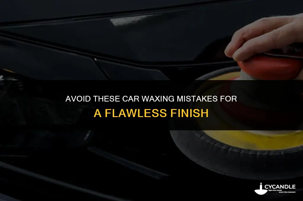 how not to wax your car the right way