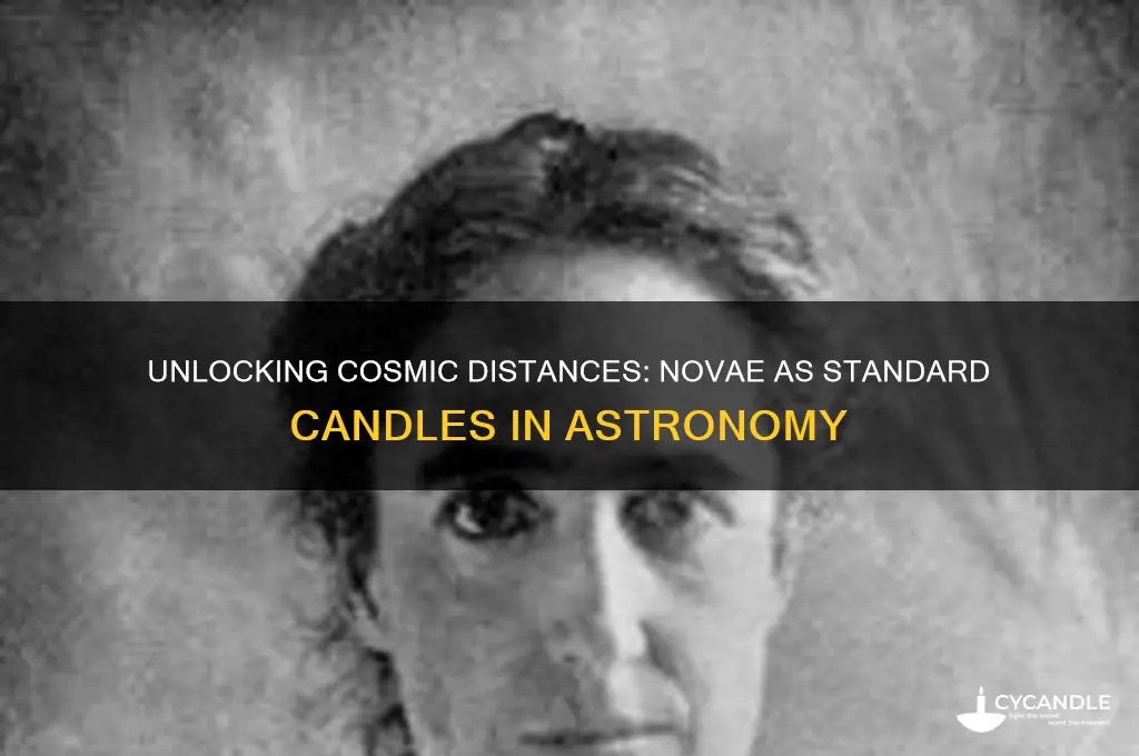 how novae can be used as standard candles