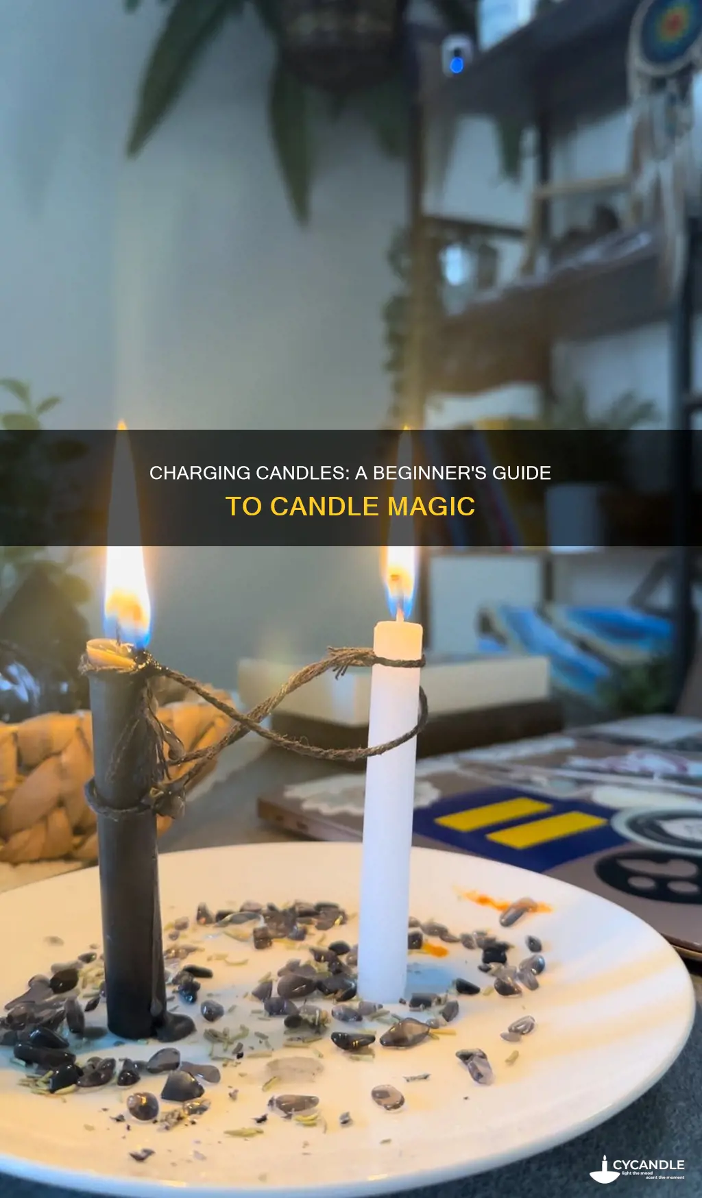 how o charge a candle