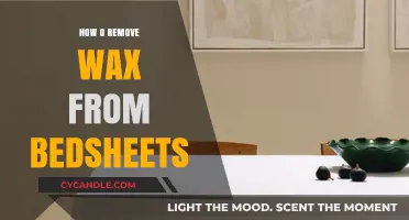 Effective Ways to Remove Wax Stains from Bedsheets Easily