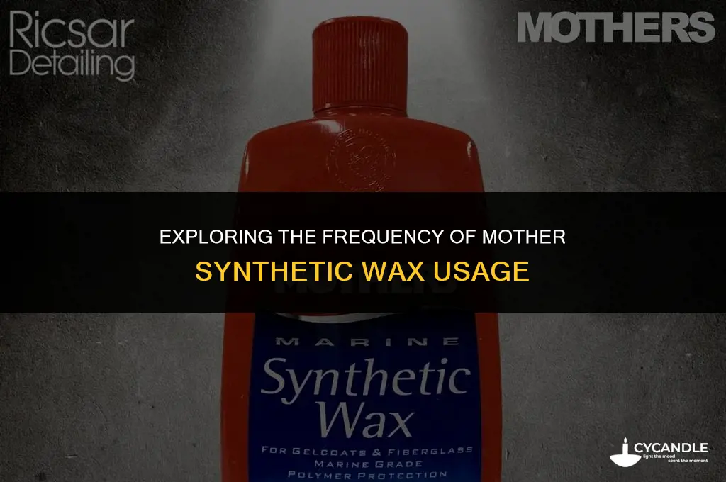 how offen use mother synthantoc wax