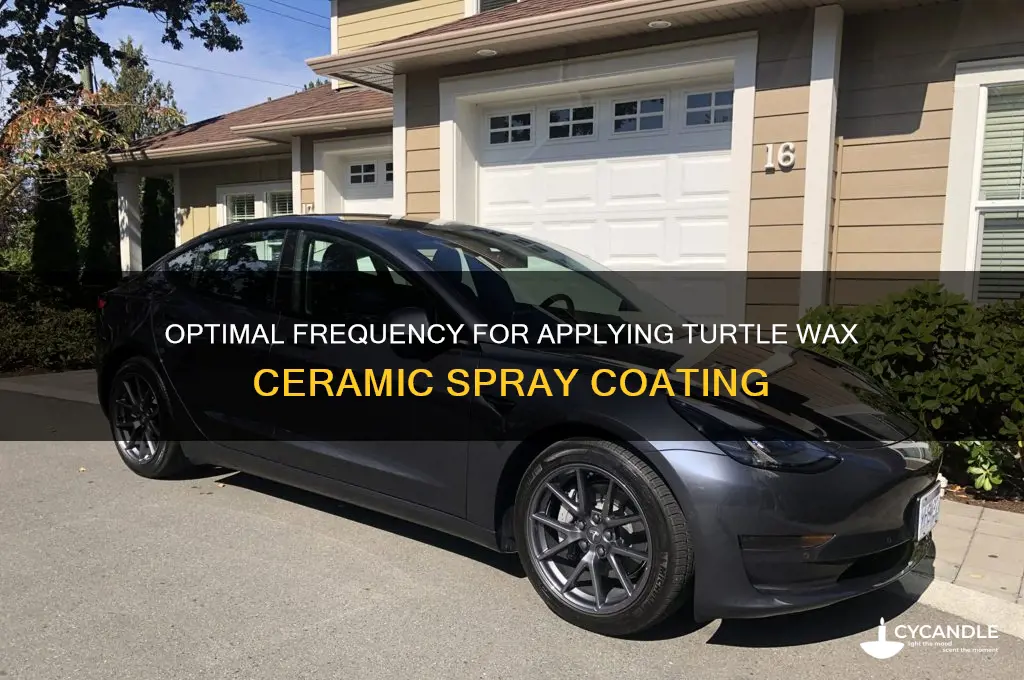 how often can you apply turtle wax ceramic spray coating