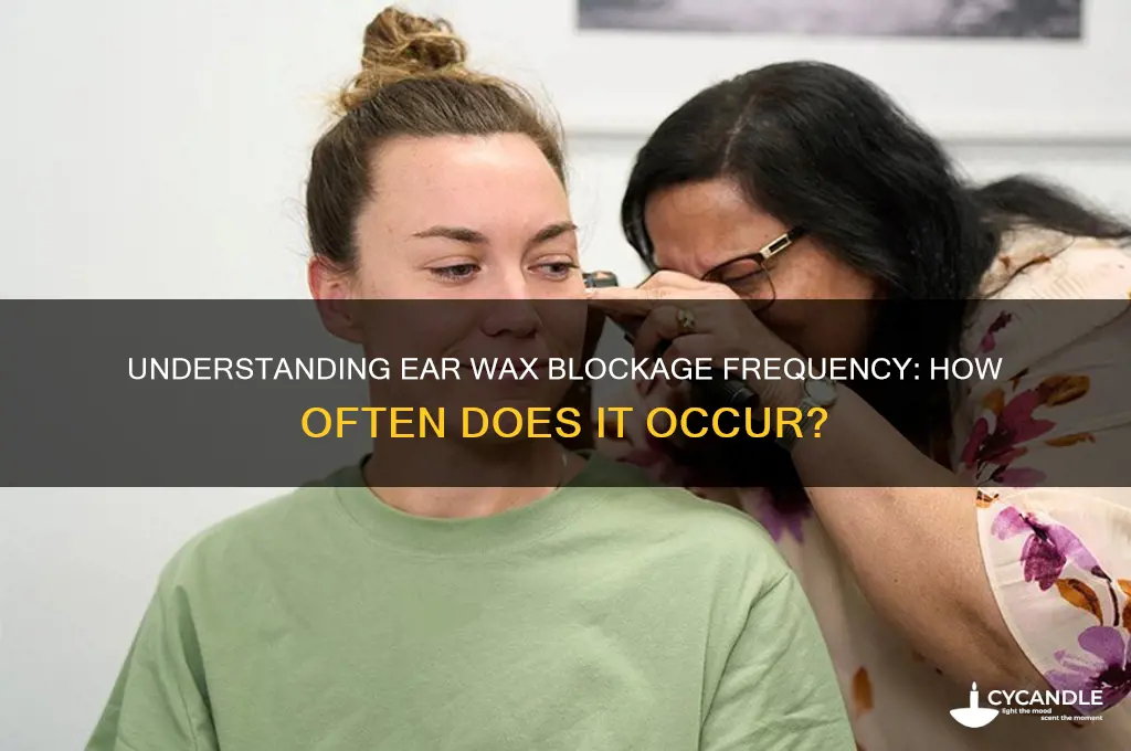 how often can you get ear wax blockage