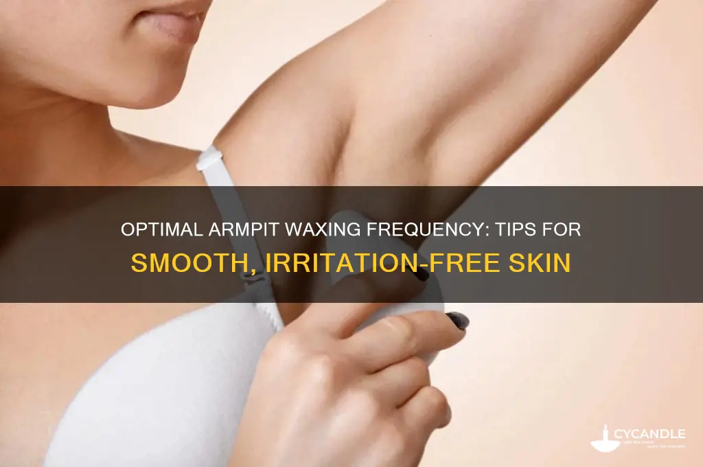 how often can you wax armpits