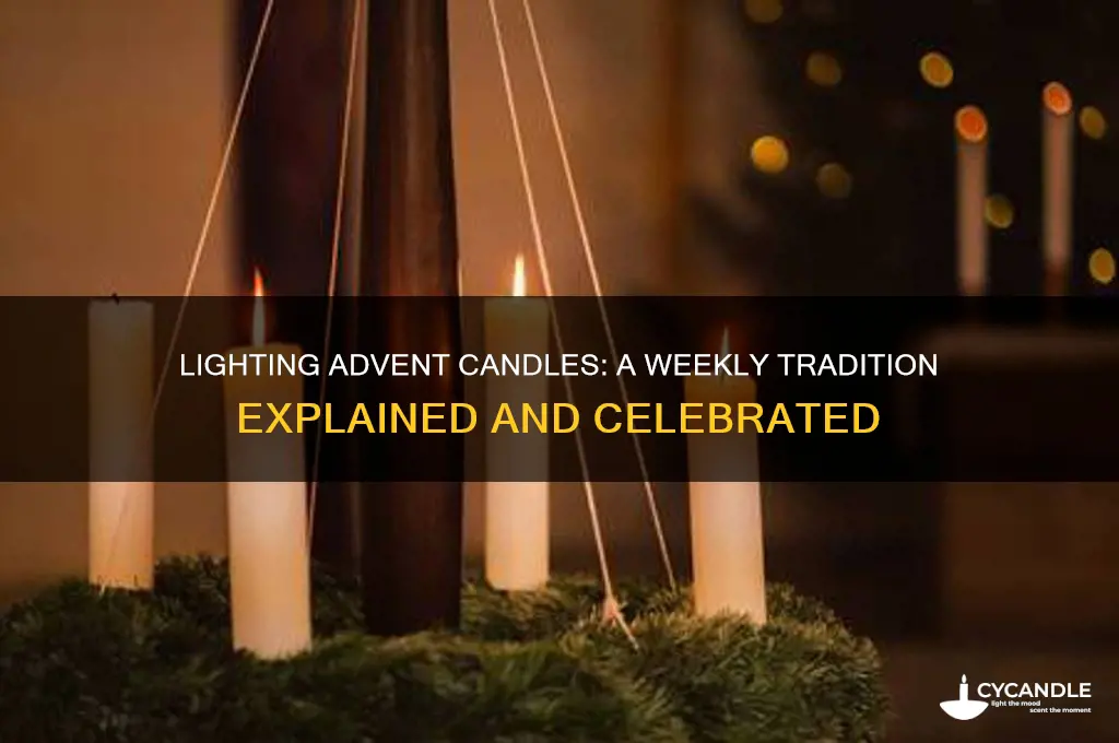 how often do you light advent candles