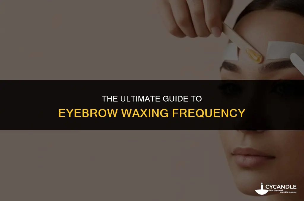 how often eyebrow wax