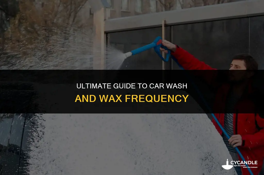 how often should a car be washed and waxed