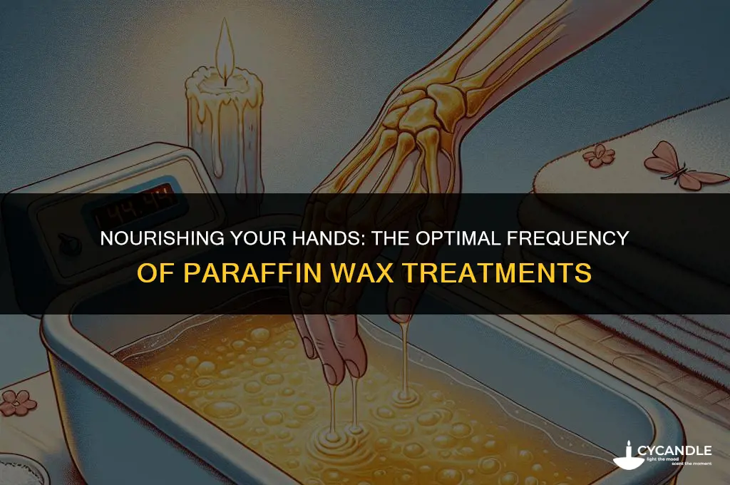 how often should you use paraffin wax on your hands