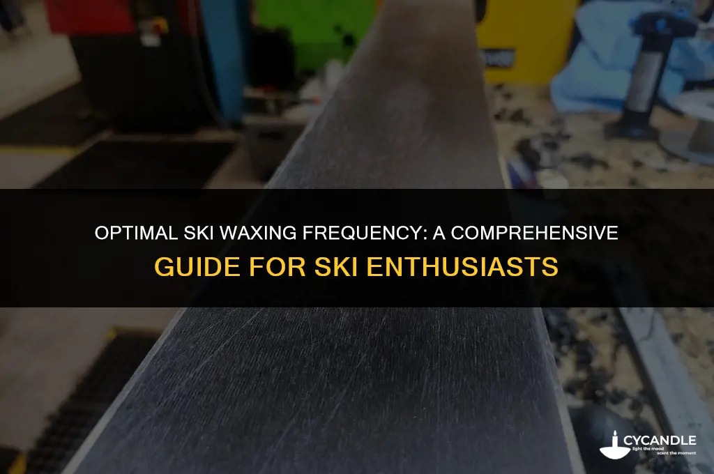 how often to get skis waxed