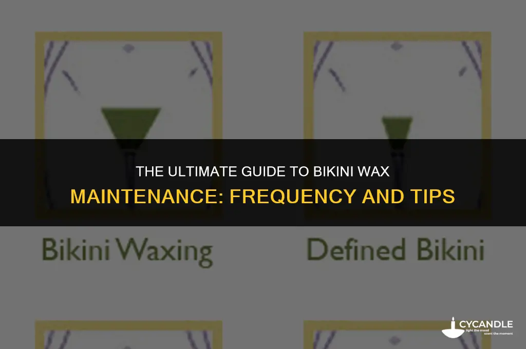 how often to use bikini wax