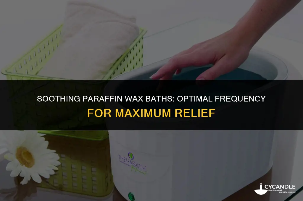 how often to use paraffin wax bath