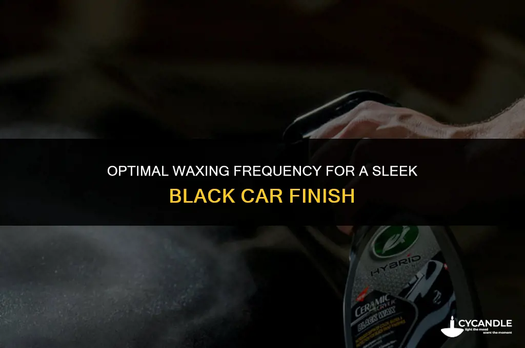 how often to wax a black car