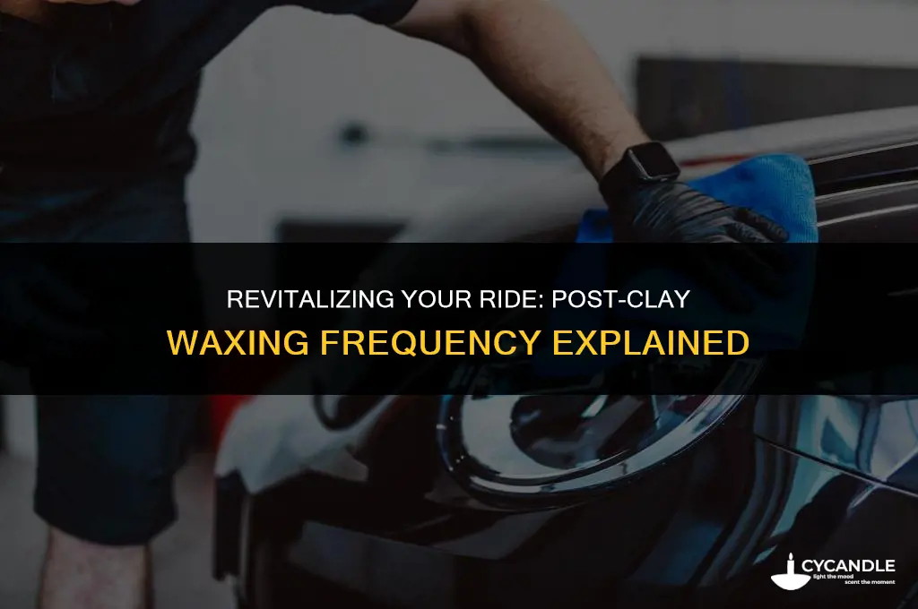 how often to wax car after clay treatment and wax