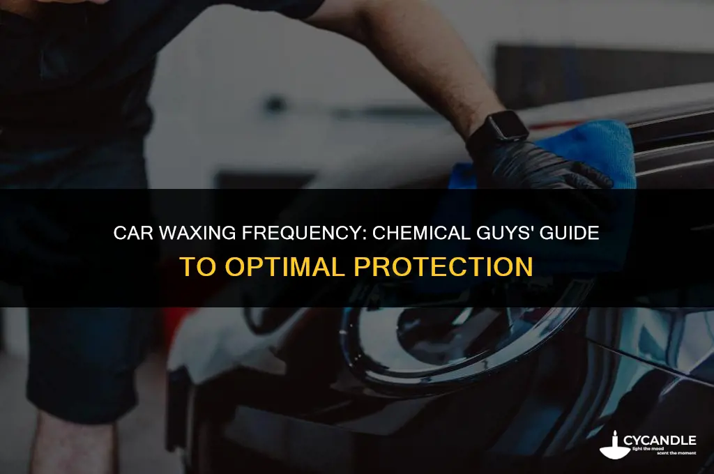 how often to wax car chemical guys