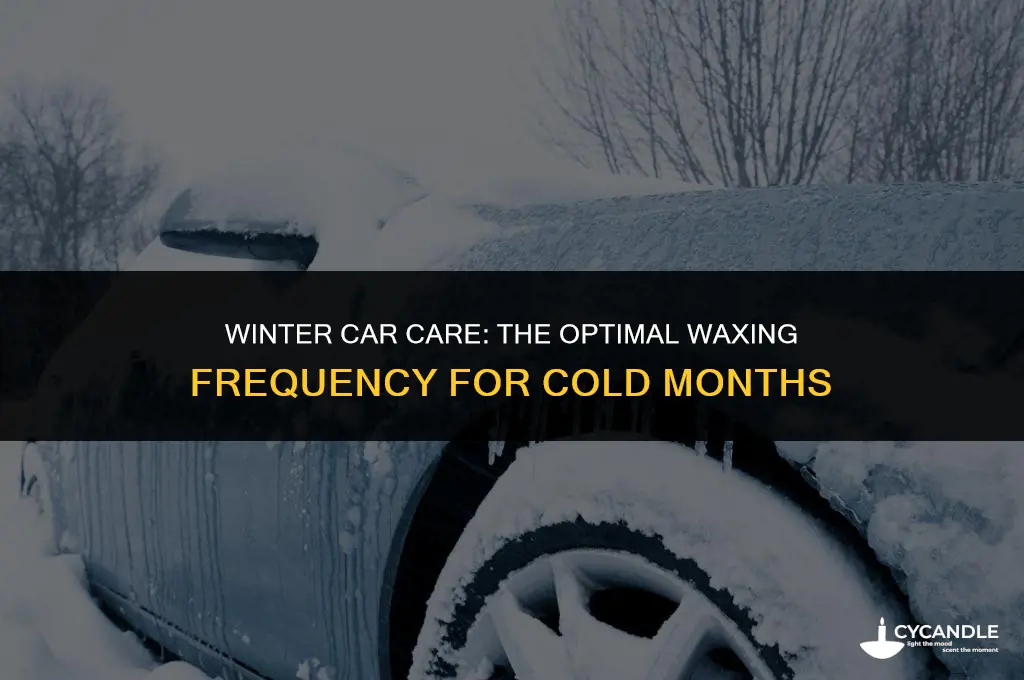 how often to wax car in winter