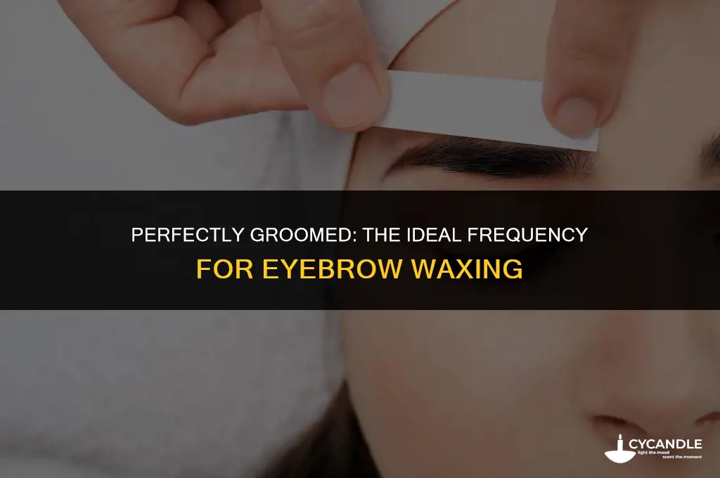 how often to wax eyebrows