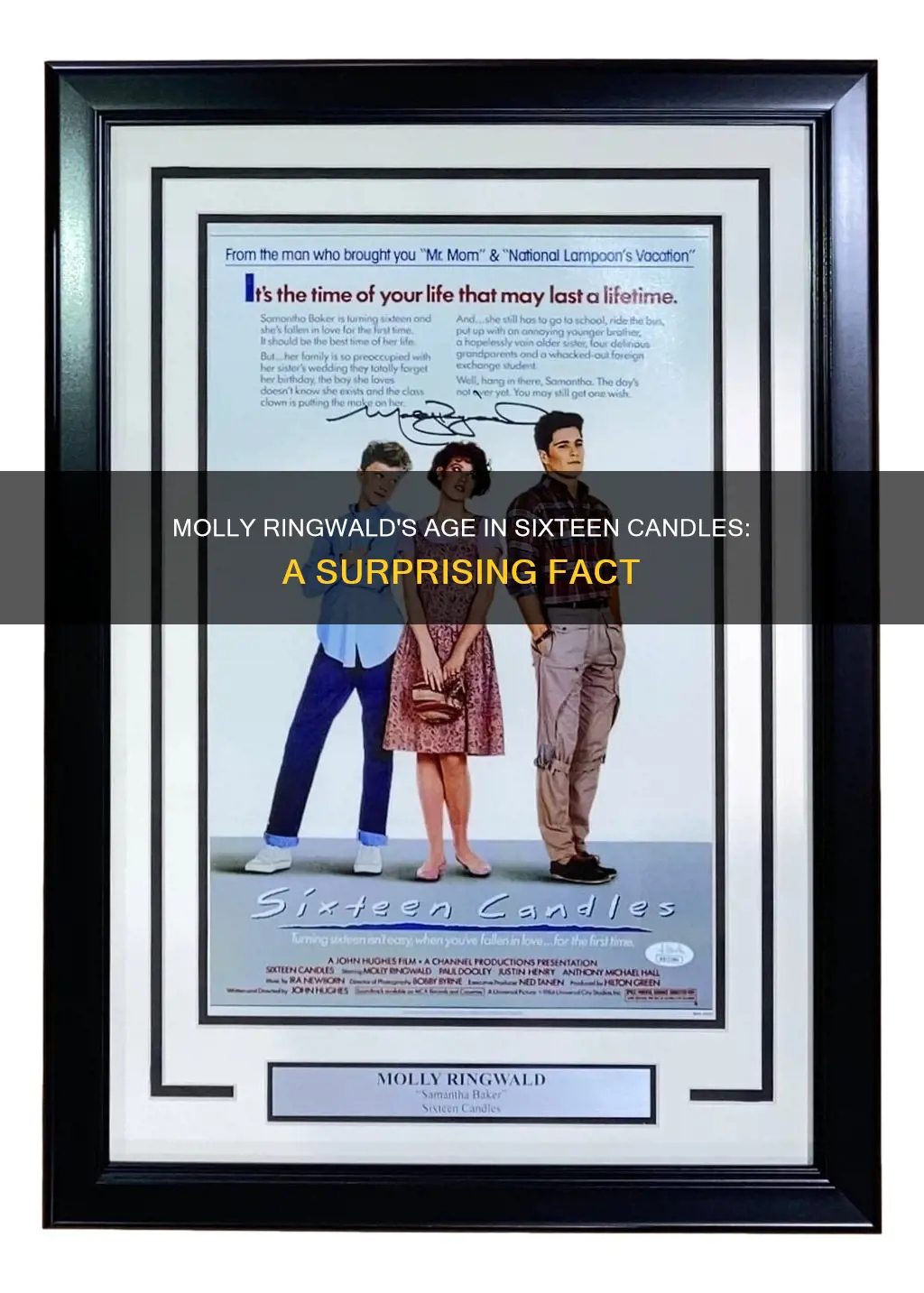 how old was molly ringwalt in sixteen candles