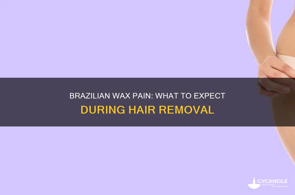 how painful is a brazilian wax hair removal