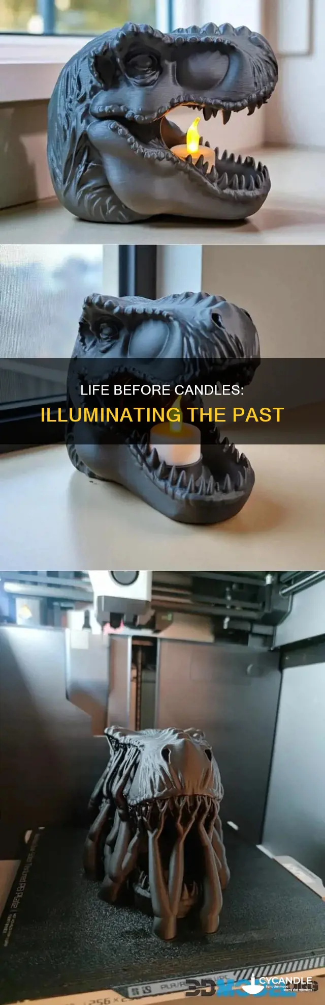 how people of the past lived without candles