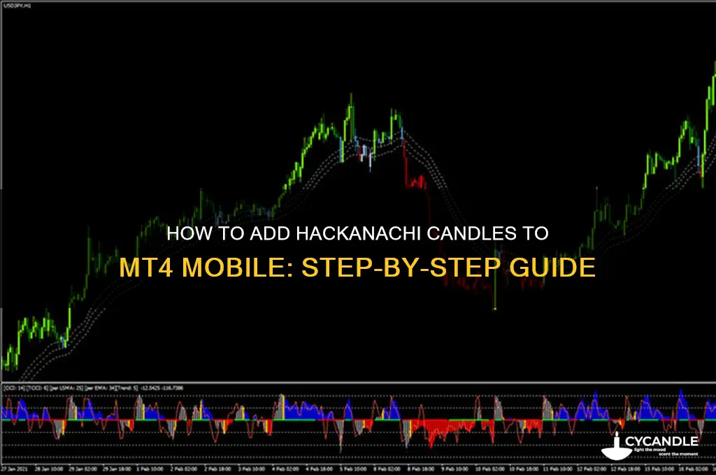 how put hackanachi candles on mt4 mobile