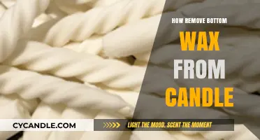 Easy Steps to Remove Bottom Wax from Your Candles