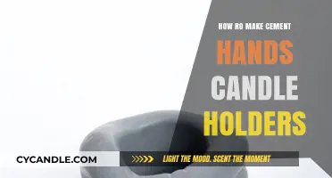 DIY Cement Hands Candle Holders: Crafting Unique Home Decor