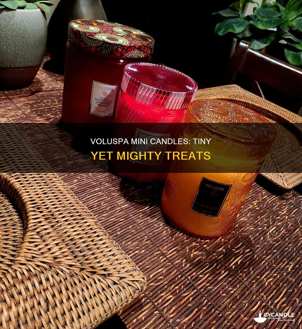 how small are the volspa mini candles