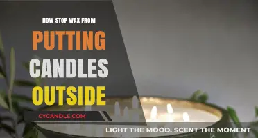 Preventing Wax Melting: Tips for Keeping Candles Intact Outdoors