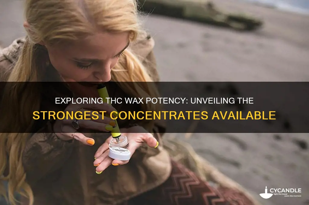 how strong can thc wax get