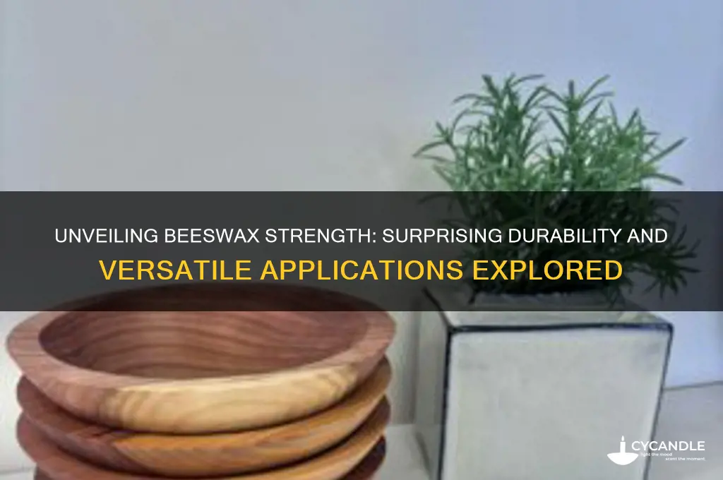 how strong is beeswax