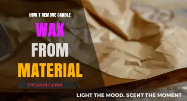 Effective Ways to Remove Candle Wax from Fabric and Upholstery