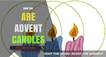 Advent Candles Height: A Guide to Their Traditional Dimensions