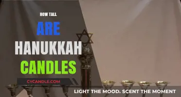 The Perfect Height for Hanukkah Candles