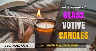 Glass Votive Candles: How Tall Are Mainstays?