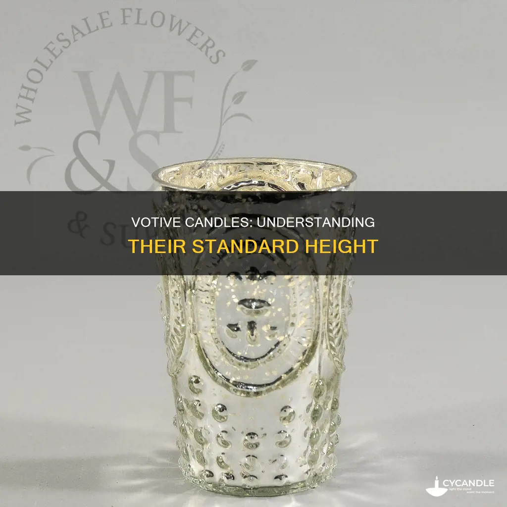 how tall are votive candles