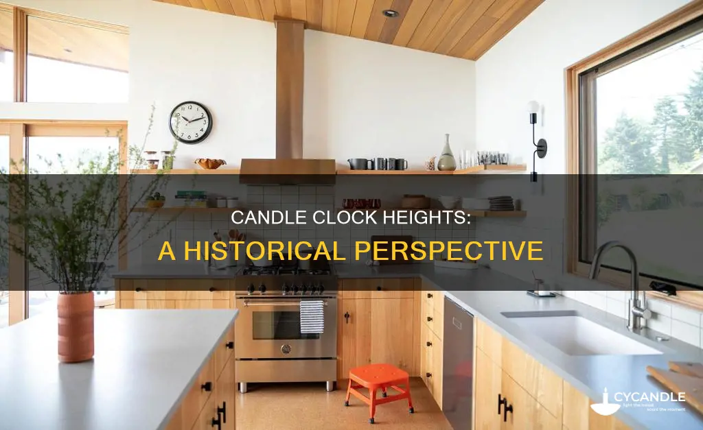 how tall is a chinese candle clock