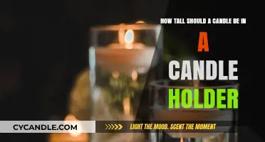 Candle Holder Dimensions: Optimal Candle Height