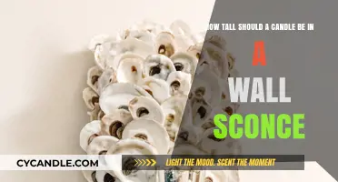 Candle Height for Wall Sconces: How Tall is Too Tall?