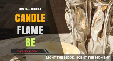 Candle Flame Height: Optimal Size for a Reason