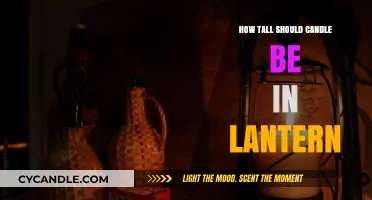 Candle Height in Lanterns: How Tall Should You Go?